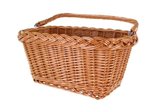 AROUND panier avant roseau rect Basic en osier, naturel